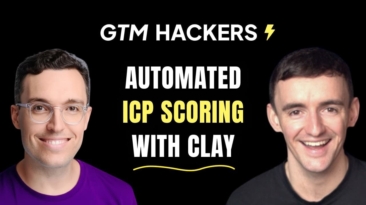 He automates ICP scoring using Clay & AI workflows